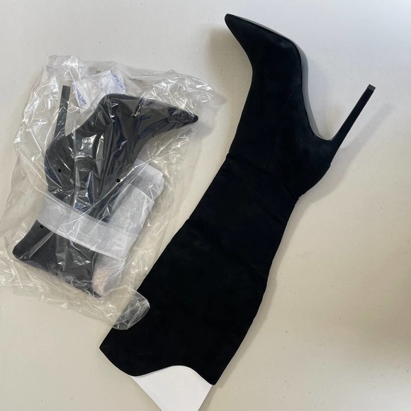 Nine West Teleena Women's Boot (Black - Size 9 - FAUX Suede) - Picture 13 of 13